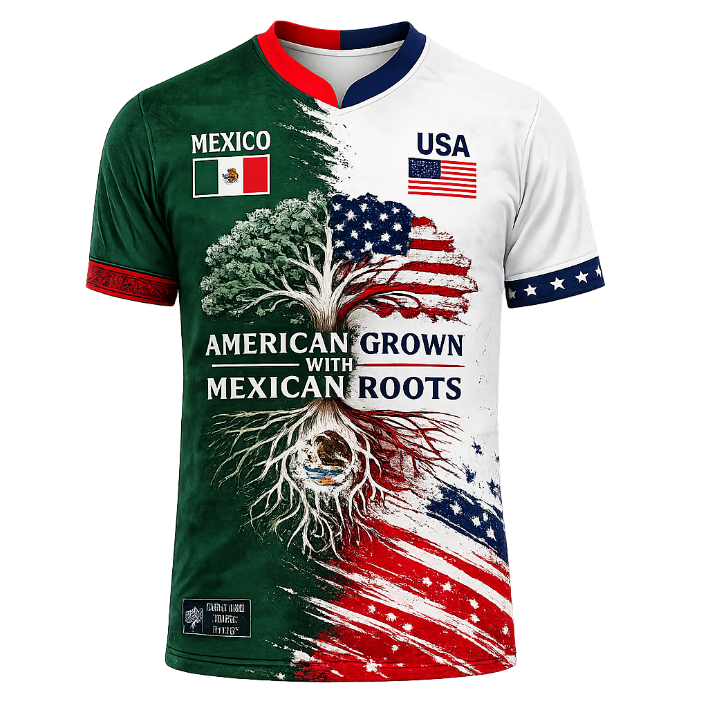American Grown with Mexican Roots Tee
