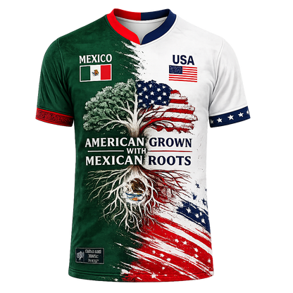 American Grown with Mexican Roots Tee