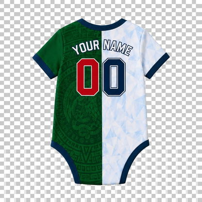 Two Roots, One You” Half-and-Half Tee (Baby Grow)